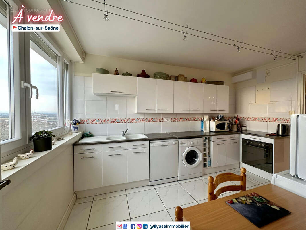T4  130 m2  double balcon  chalon s/s - photo 11