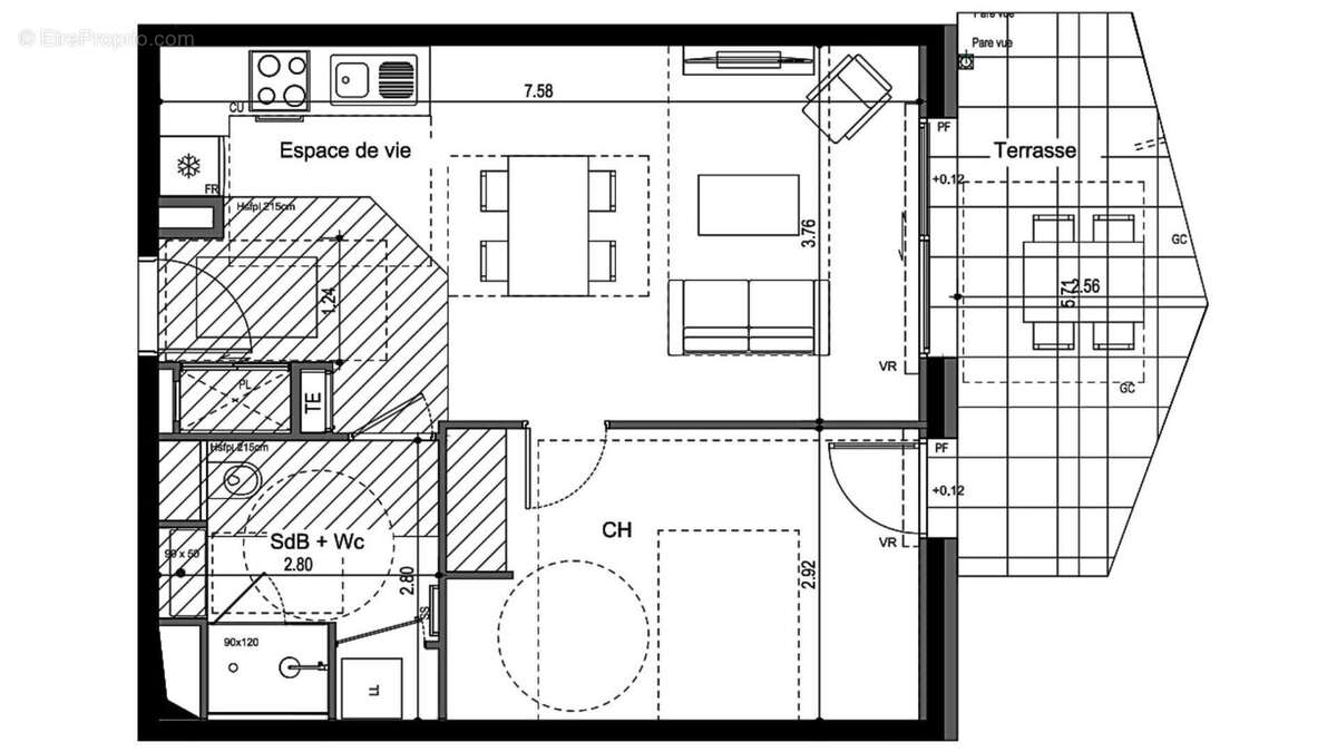 Photo 4 - Appartement à VILLE-LA-GRAND