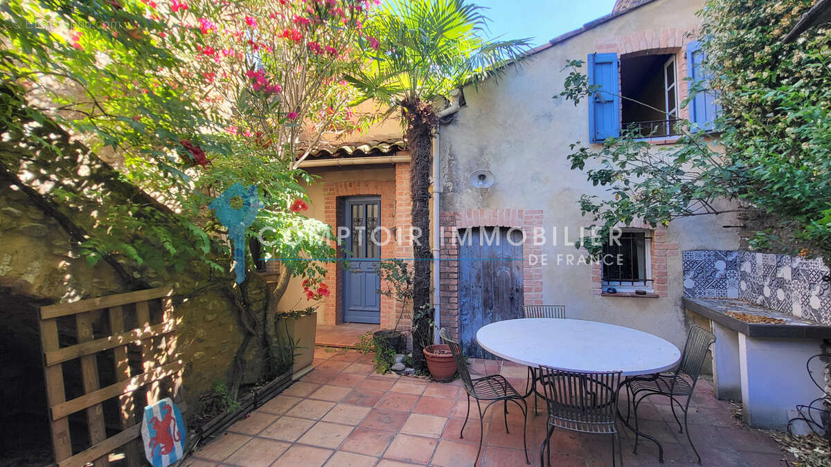 DPT GARD (30), à vendre, SAINT CHRISTOL LES ALES, maison de village type 6 de 132m2 habitables avec cour, terr - photo 3