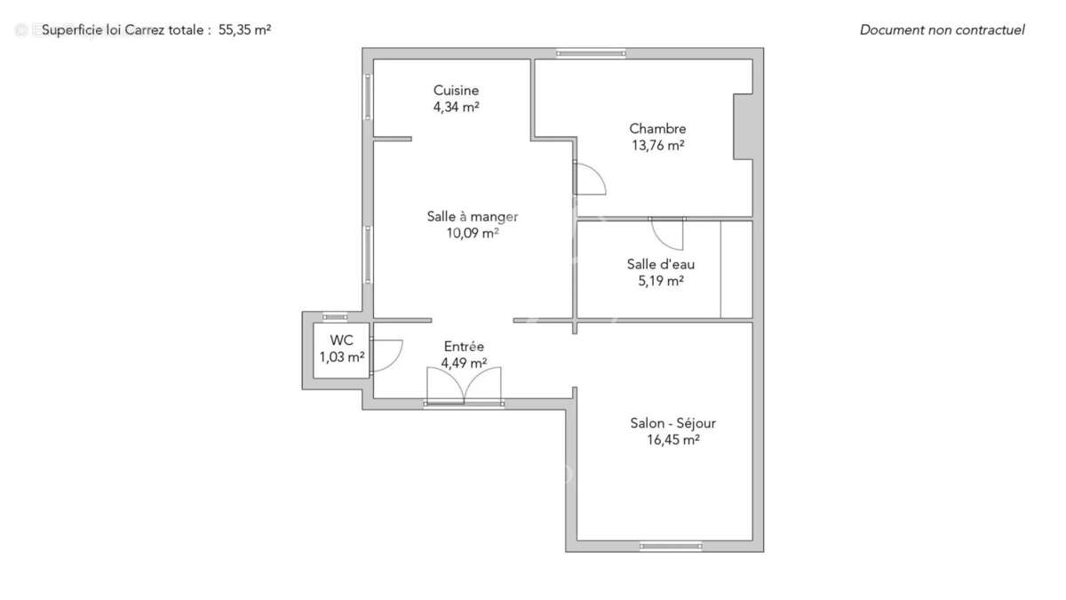 Appartement à PARIS-3E