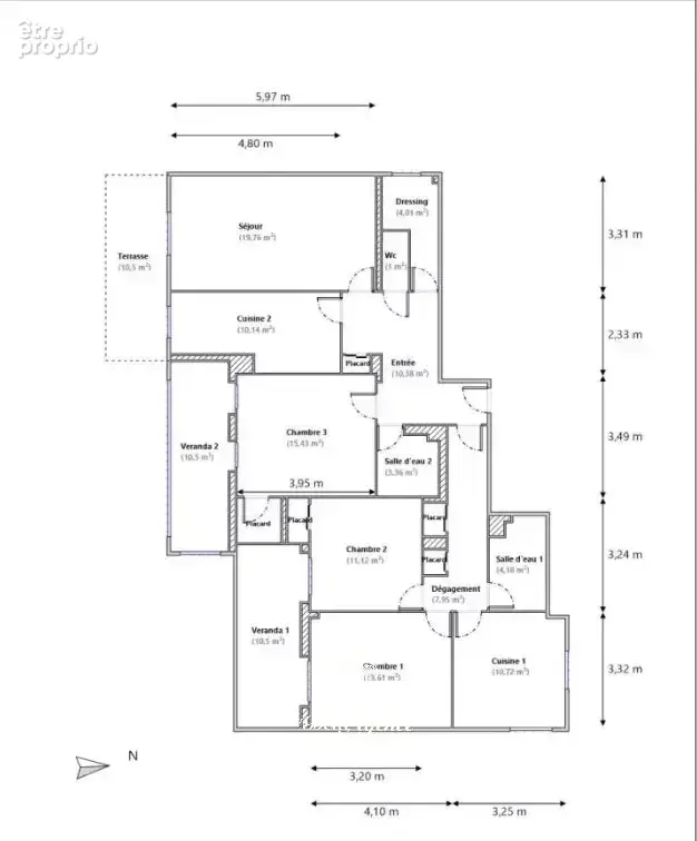Nice Vismara - 4/5P 111m2 - Jardin - A Rénover "Yvonne" - photo 16