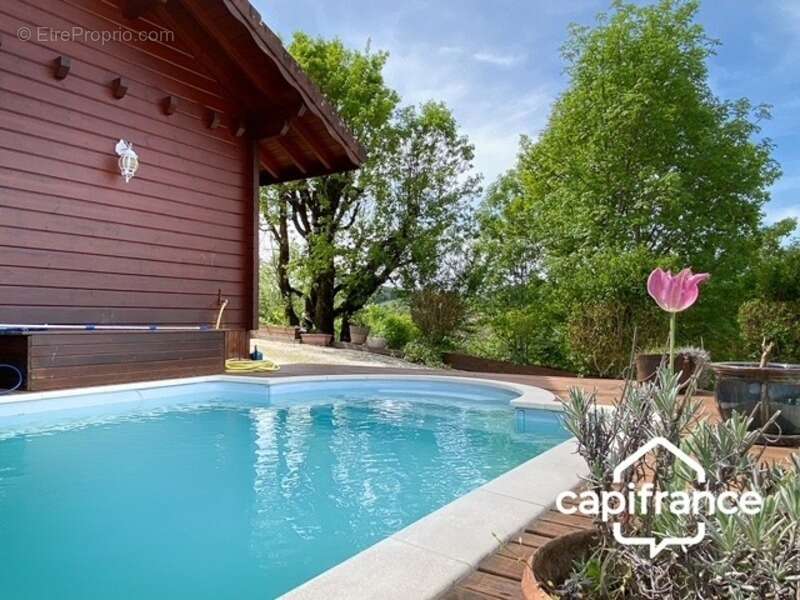 01300 cuzieu maison bois massif type chalet, 146 m² ,plain-pied terrasse, garage,piscine, terrain 1100 m2 - photo 18