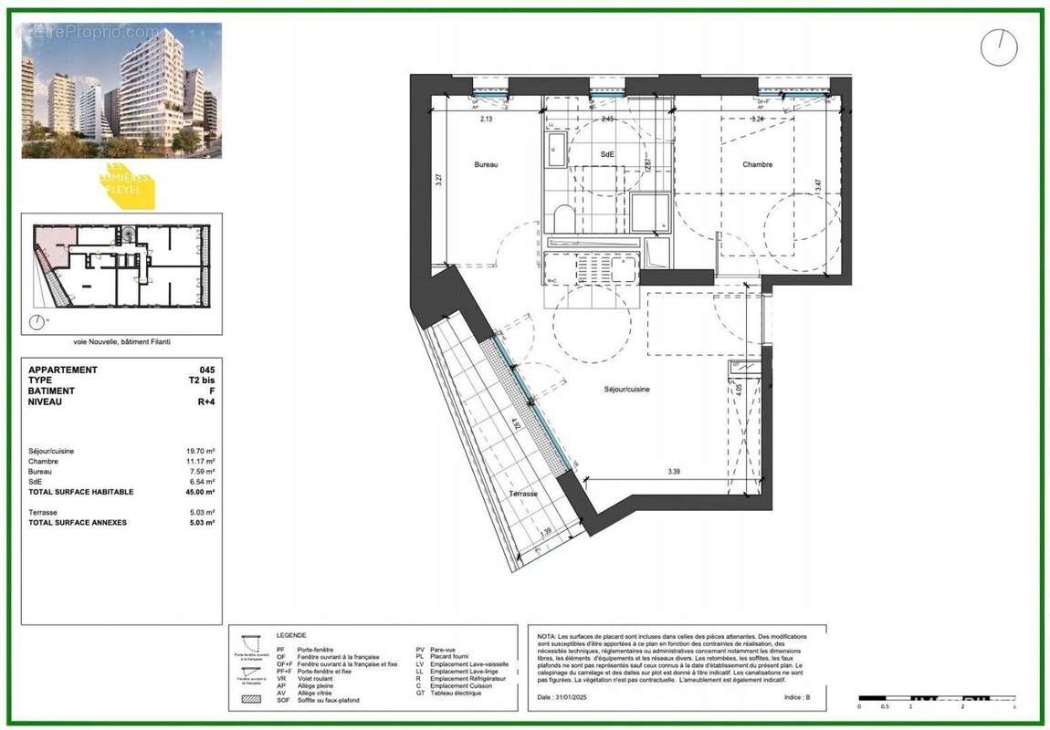 Appartement 45 m² à Saint-Denis  - photo 8