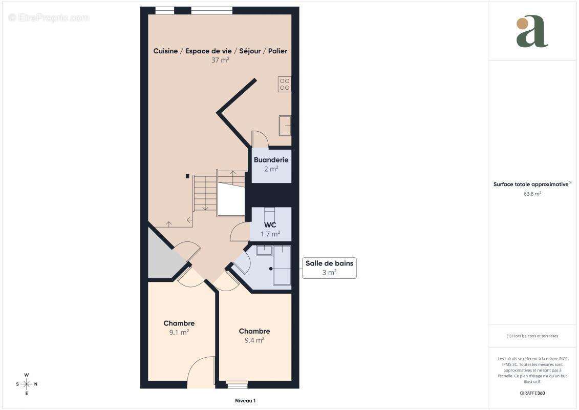 Appartement à BEZONS