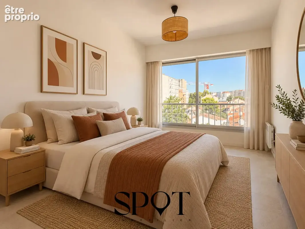 Marseille timone - grand t2 lumineux avec balcon et cave - photo 6