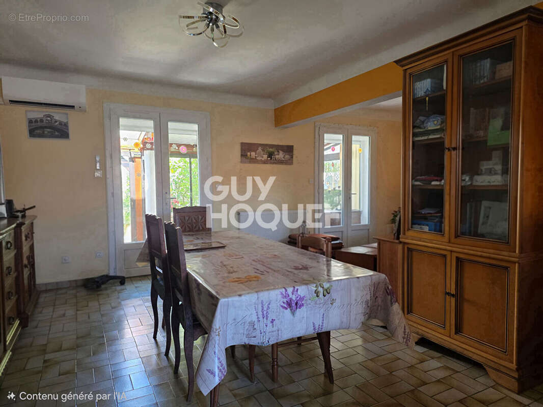 A VENDRE VIAGER OCCUPE - CANOHES maison 2 faces, 4 pièces avec garage et jardin - photo 6