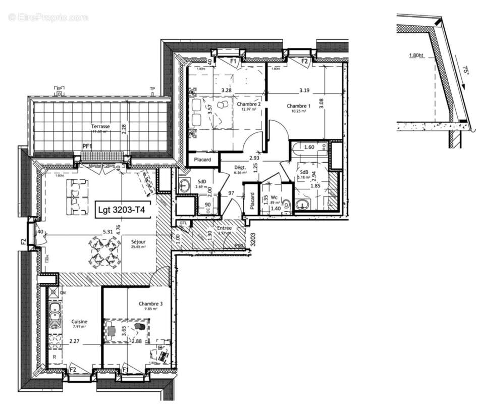 Appartement à BENERVILLE-SUR-MER
