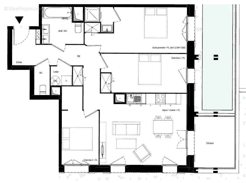 Appartement à TORCY