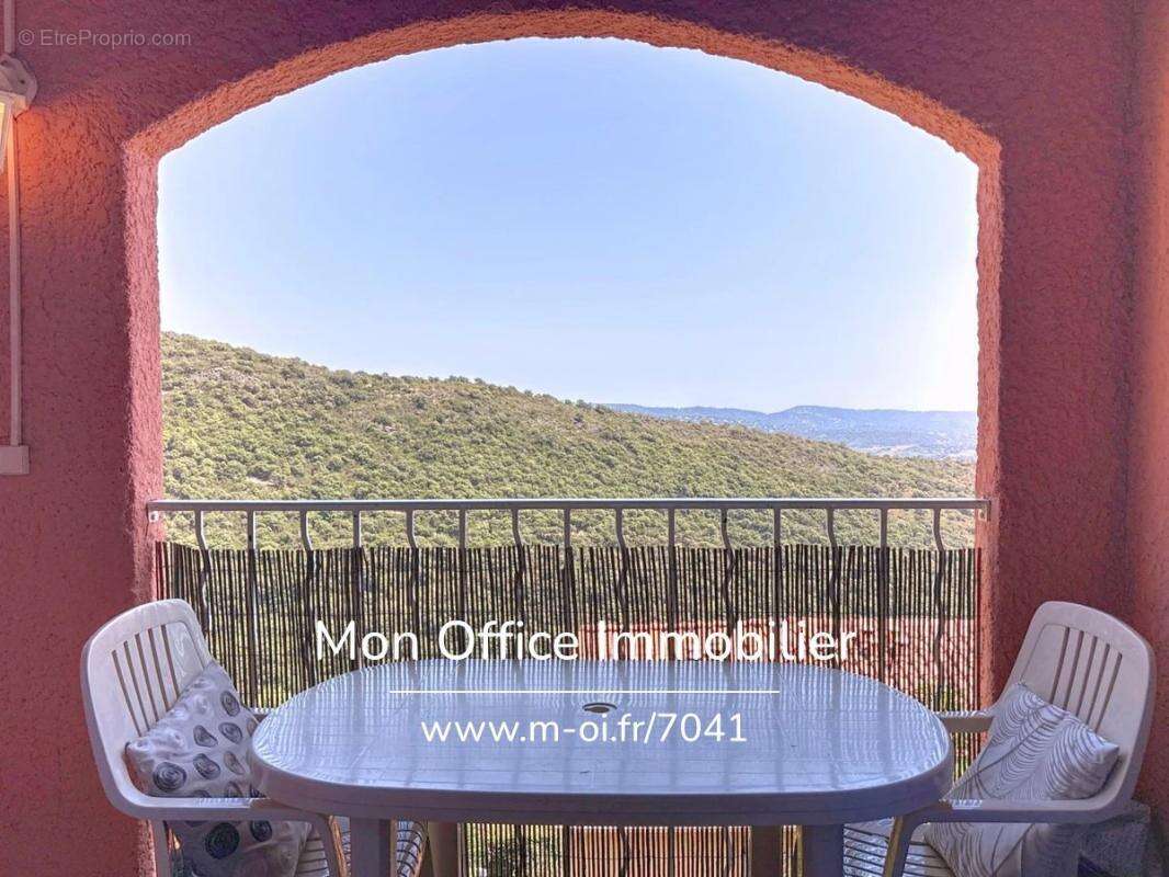 Référence : 7041-les. - studio cabine vue mer residence calme à cavalaire sur mer - photo 10