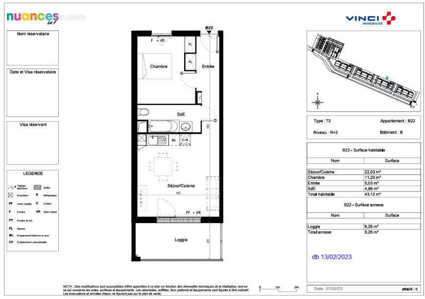 Appartement à TOULOUSE