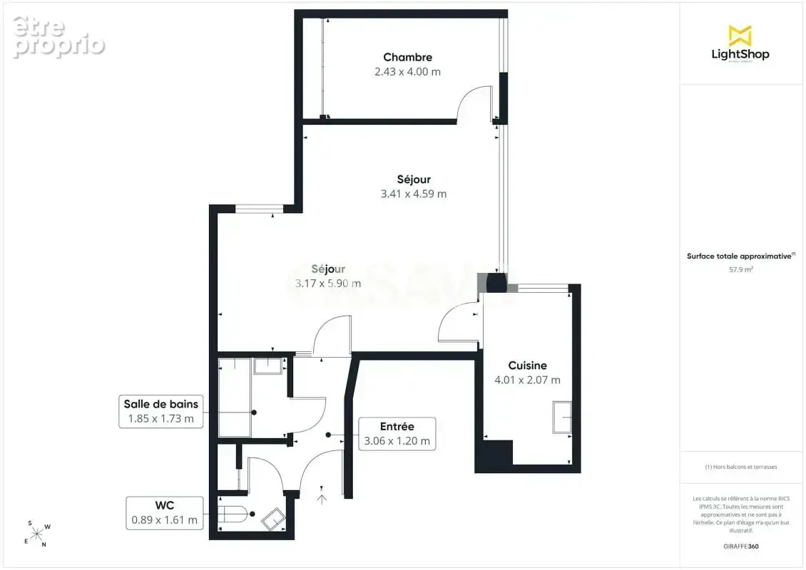 Vente Appartement 3 pièces de 58m² - 75014 Paris - photo 10