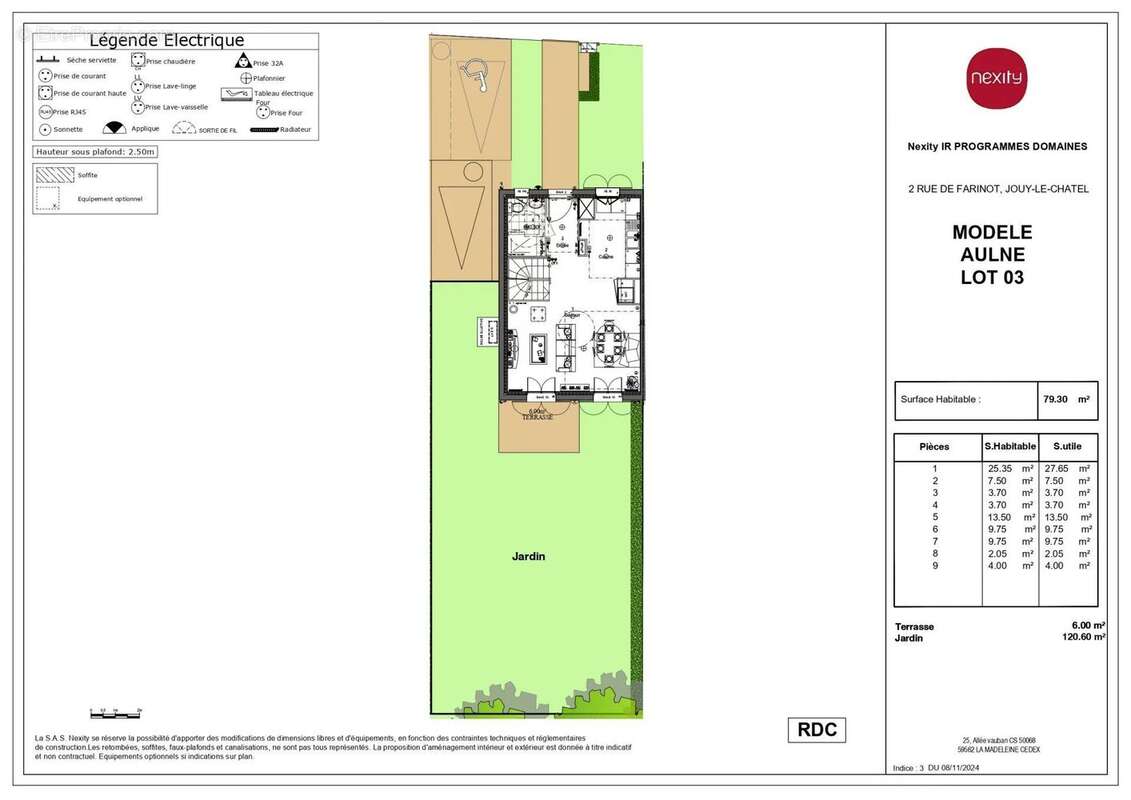Maison à JOUY-LE-CHATEL