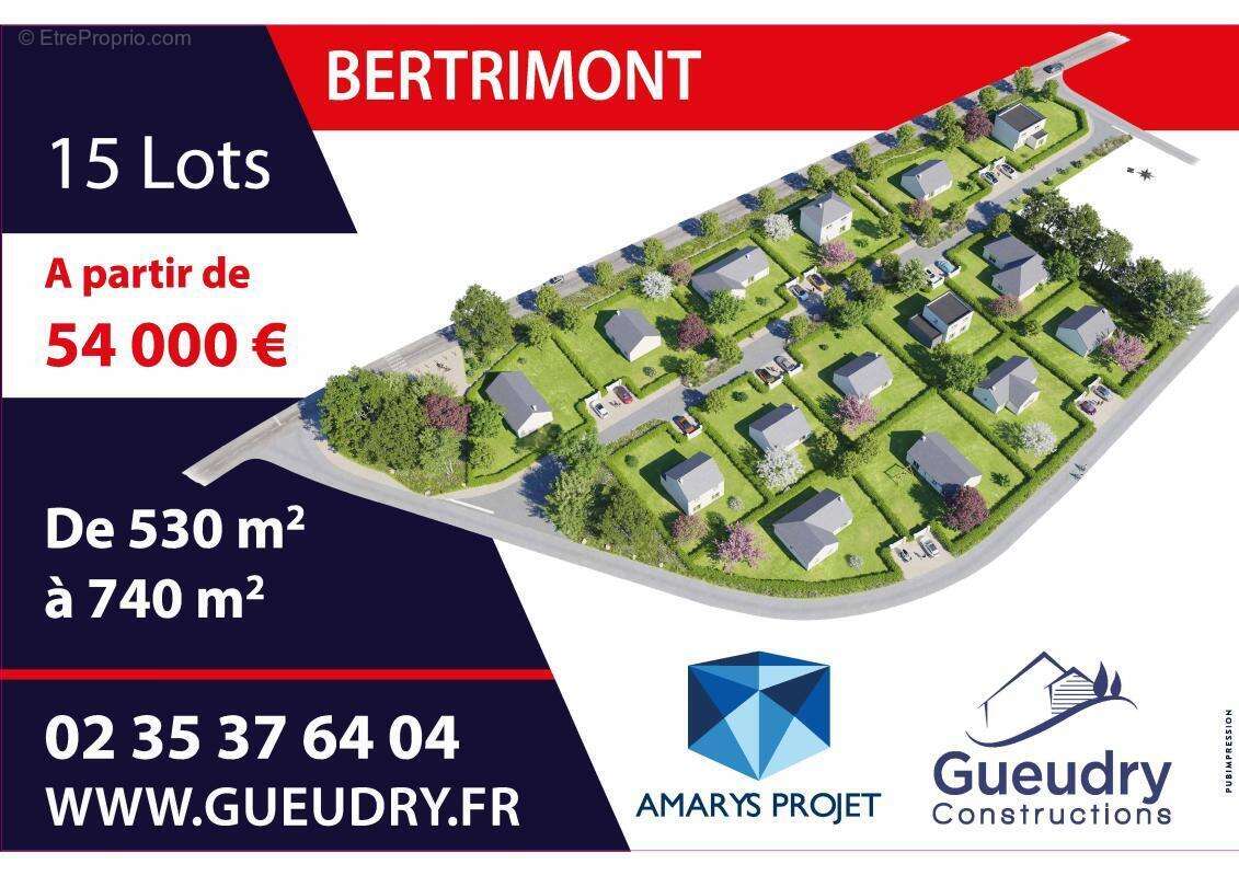 Terrains à bâtir – Bertrimont – Lotissement neuf - photo 2