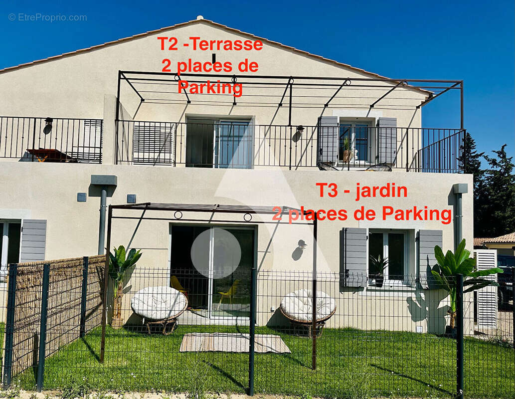 Pertuis - Appartement T3 de 56,30 m2 hab avec terrasse + 2 places de stationnement - photo 3