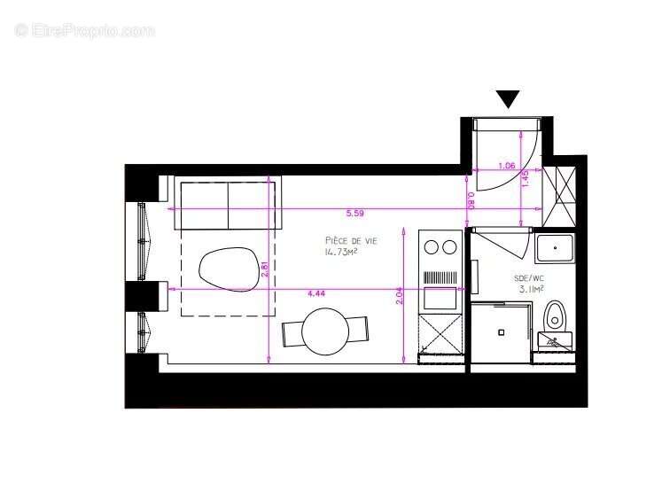 Appartement à LYON-3E