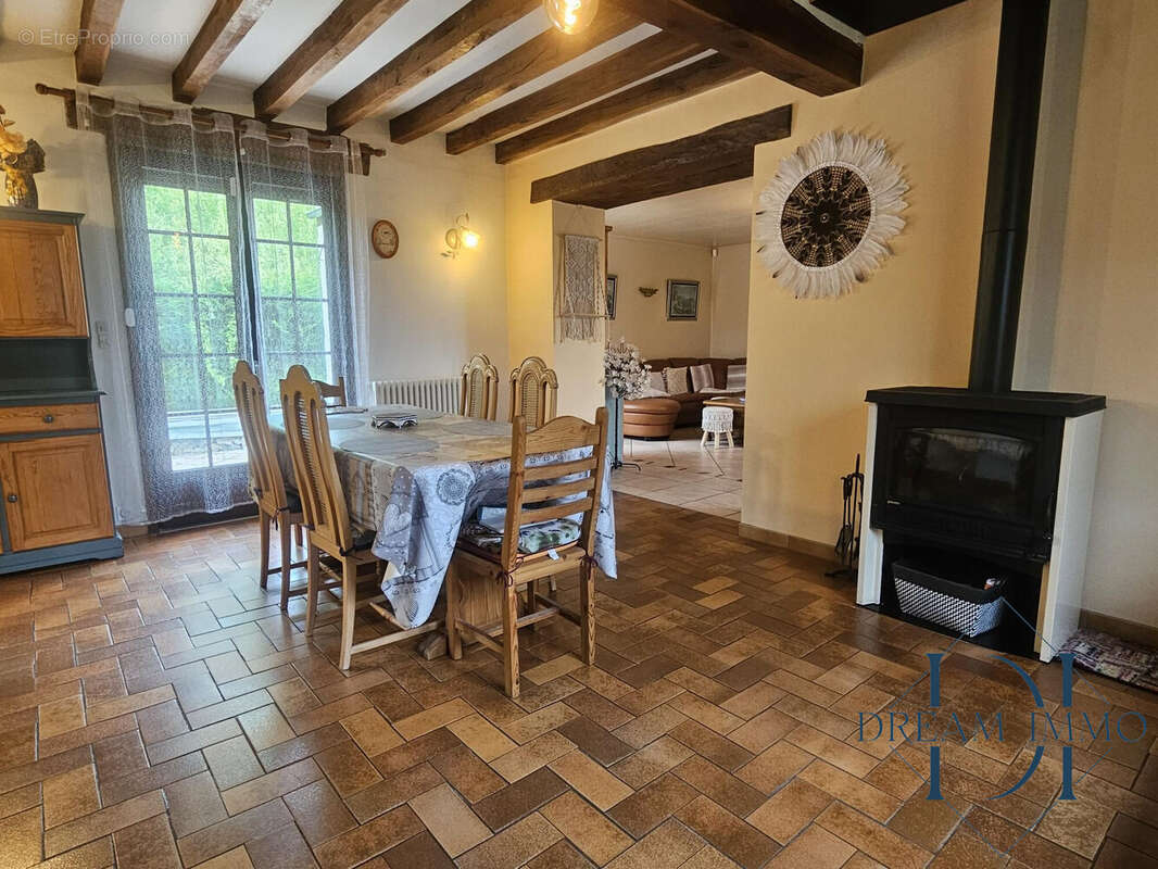 sejour avec poêle à bois - Maison à GASNY