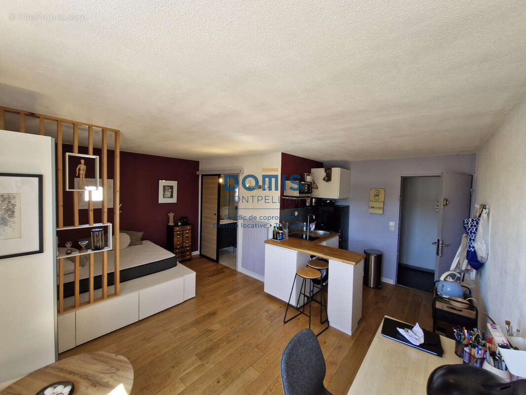 À vendre   Studio meublé entièrement équipé avec parking   Résidence sécurisée Eurocampus à Montpellier - photo 7