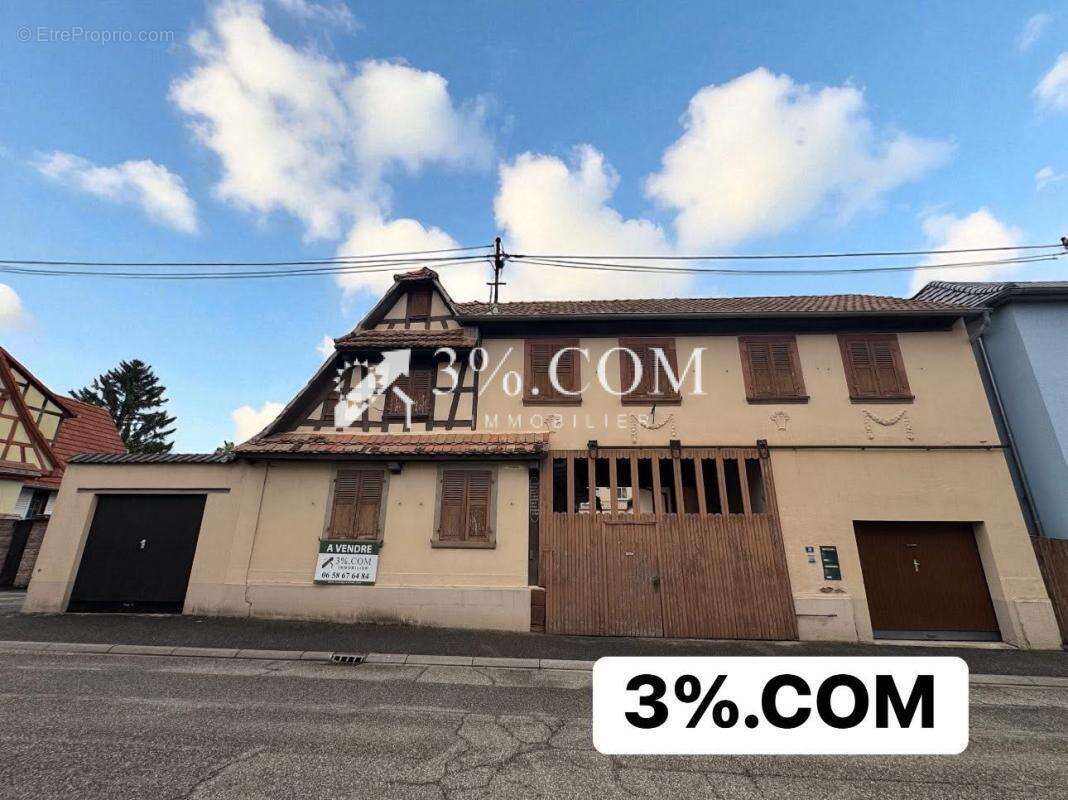 3%COM Maison bi famille avec dépendance et Maison alsacienne - photo 2