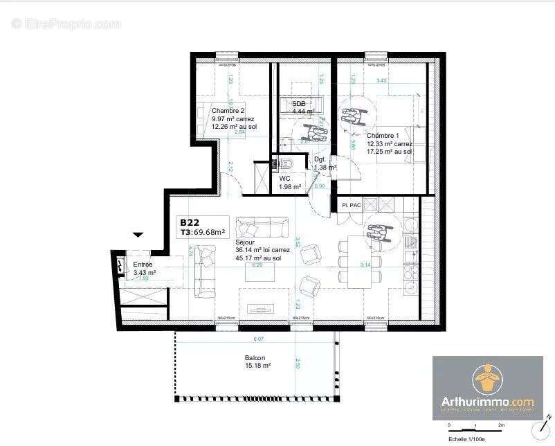 Appartement à COMPIEGNE