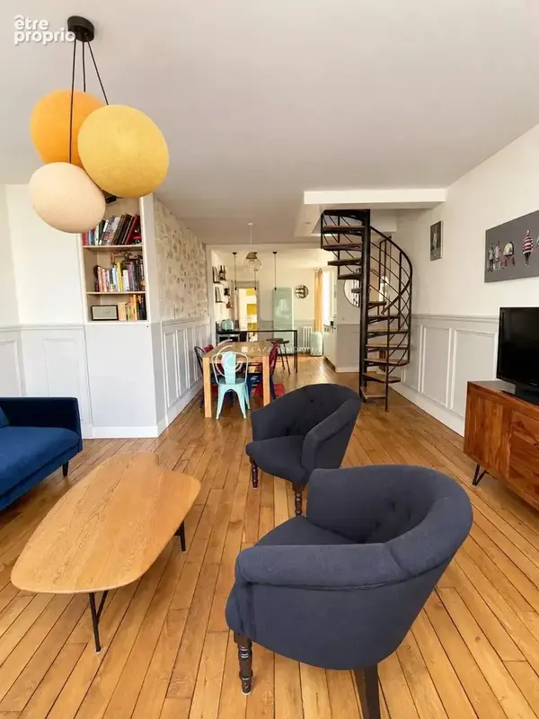 150m du métro PASSY - 3 pièces - Ancien atelier d'artiste rénové de 85m² - photo 6