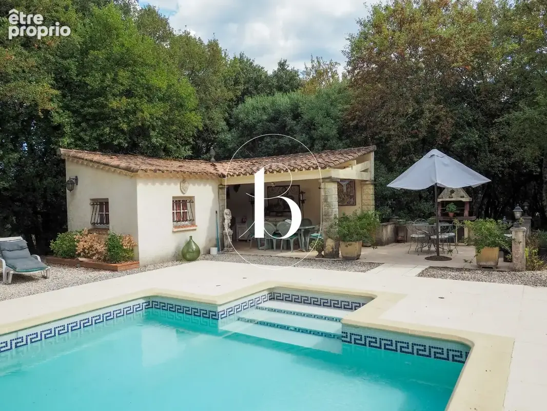 Méjannes-le-Clap  Propriété sur 9 000 m² de terrain arboré avec piscine - photo 7