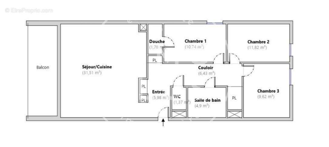 Vente - Appartement - 4 pièces + cuisine - 84,15 m² - 495 000 € - photo 6