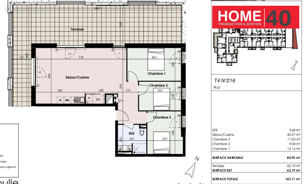 Appartement à SANGUINET