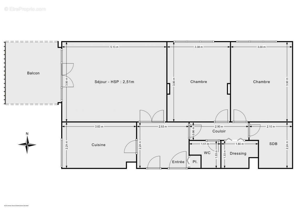 Appartement à PARIS-17E