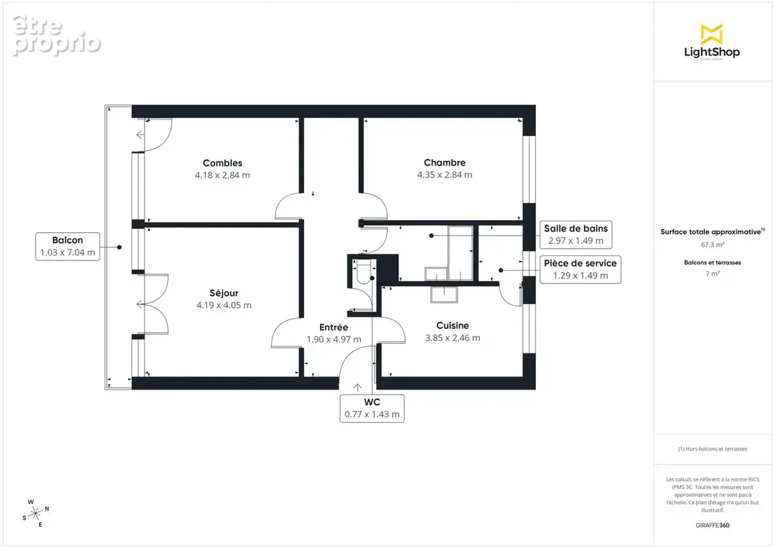 Vente appartement t3 _ longjumeau - photo 10