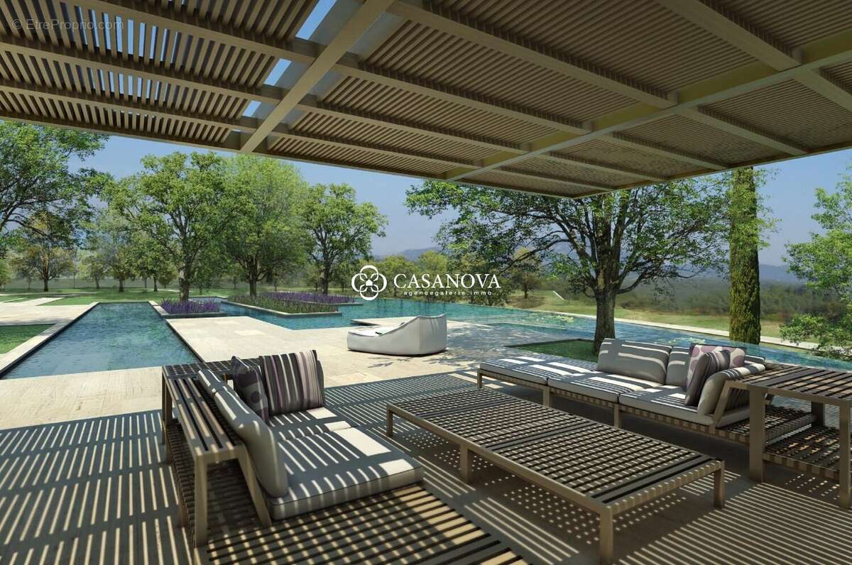 Domaine d'architecte 1500 m² parc 2 hectares vue mer arrière-pays - photo 2