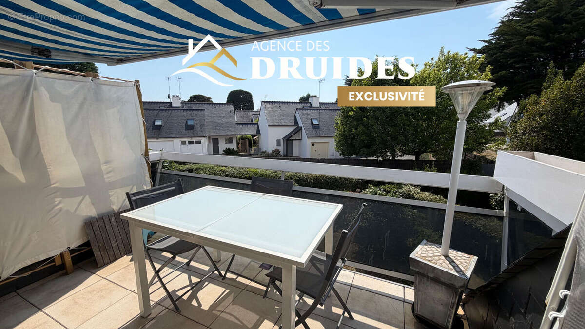 CARNAC  50M Plage Beaumer et 500m Super U  Appartement  3 pièces 42.53 m2  habitable 49.46m² Utiles - photo 2