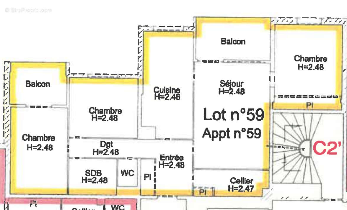 Appartement à ANGERS