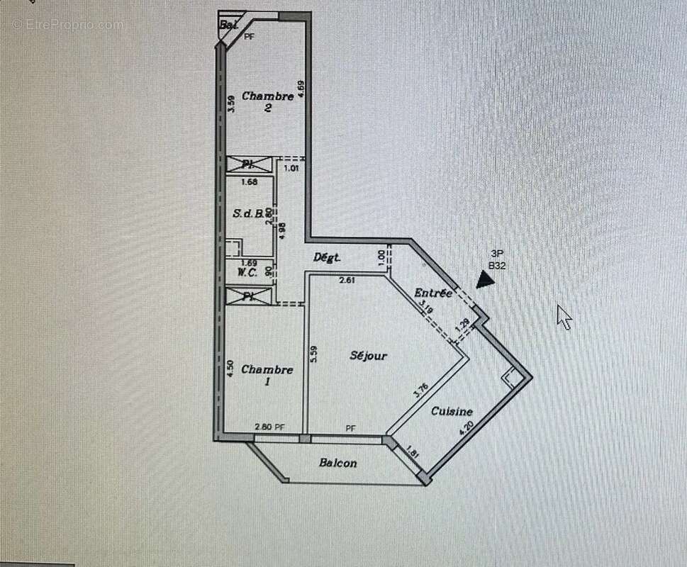 Appartement à LEVALLOIS-PERRET