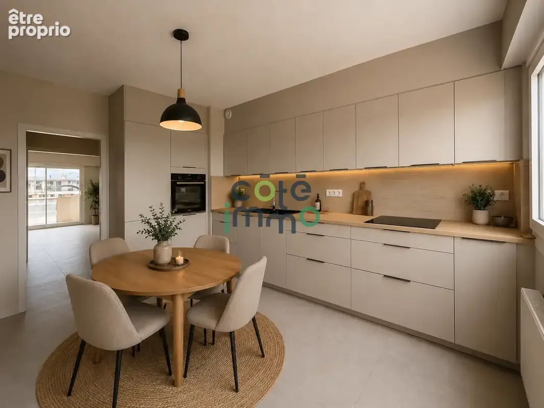 A vendre thonon centre ville appartement t3 entierement renove avec vue sur le lac - photo 2