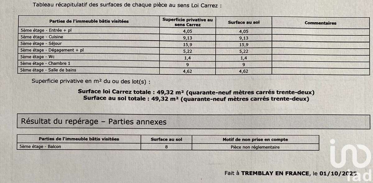 Photo 6 - Appartement à TREMBLAY-EN-FRANCE