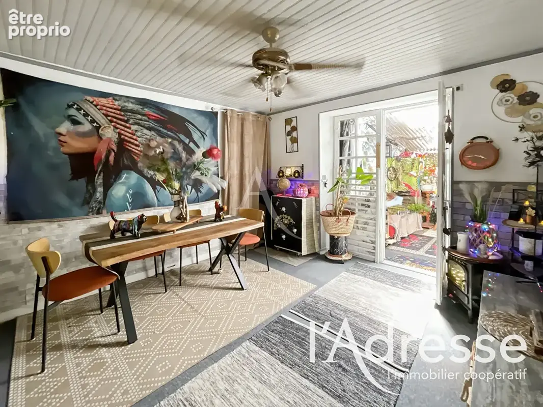 T3 avec véranda, terrasse, cave et atelier - exposition sud - photo 2