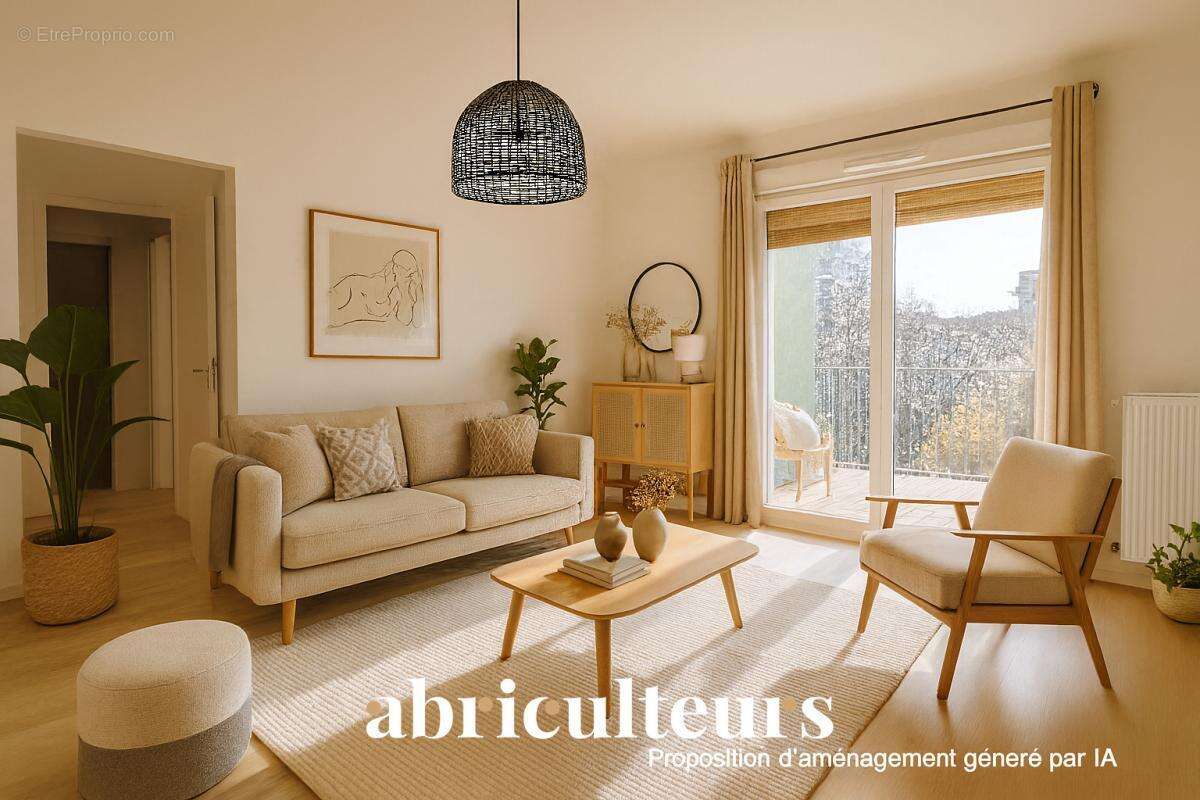 Appartement T3 lumineux de 57 m² avec Terrasse en vente à Cenon (33150) - photo 2