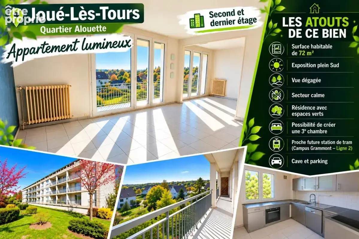 Appartement à JOUE-LES-TOURS