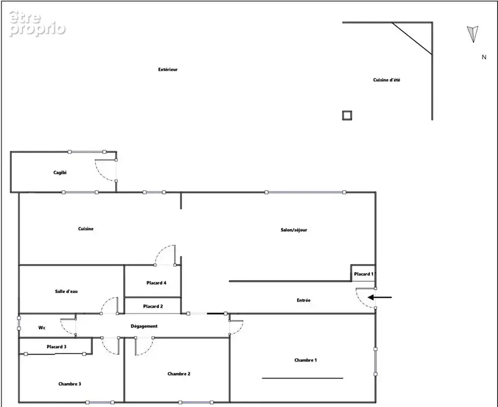 T4 avec grand jardin aménagé, dépendance et stationnements ! - photo 12