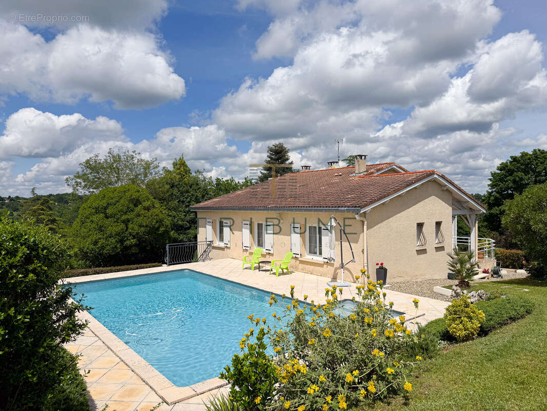 Maison familiale à vendre à Foulayronnes avec piscine, terrain clos et terrasse - photo 2