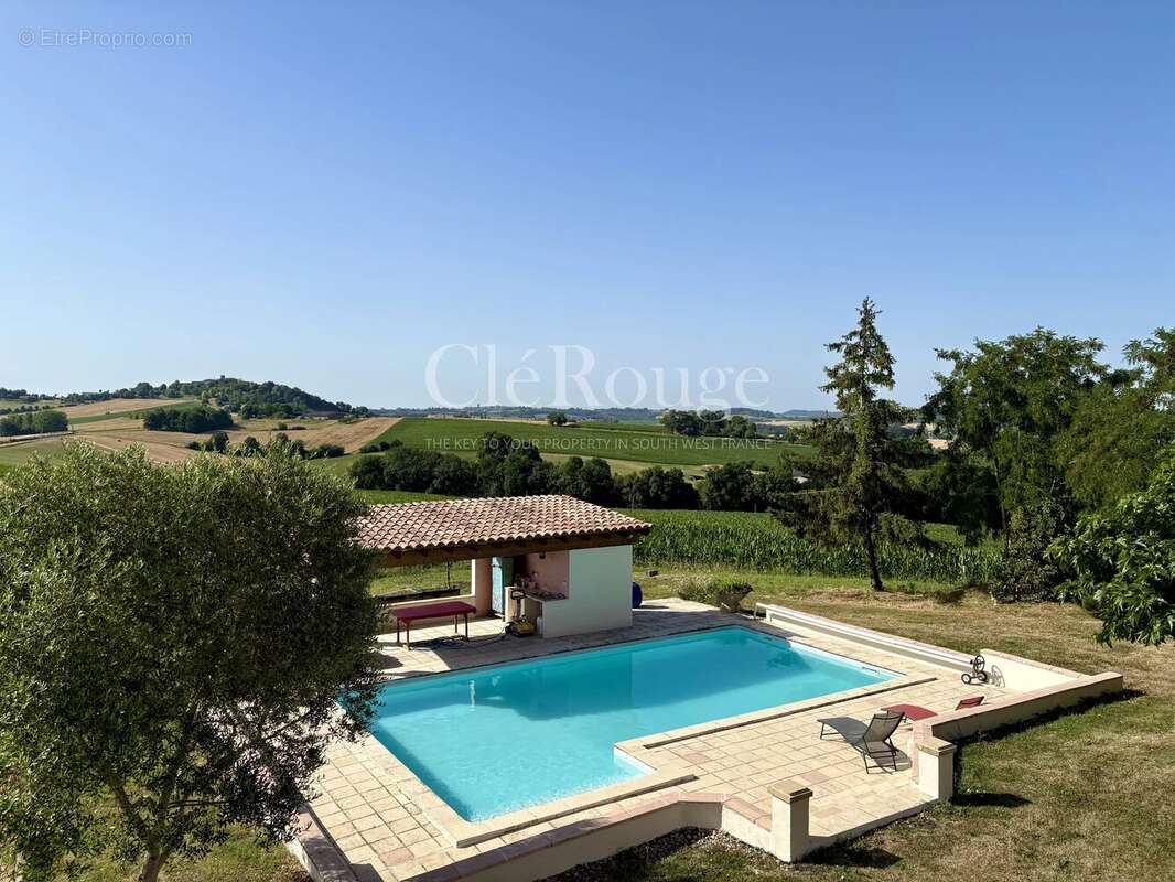 Proche de Tombebœuf – Superbe propriété de 6 chambres avec vues panoramiques, piscine et logement indépendant - photo 29