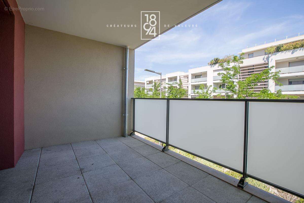 Appartement T2 à vendre Aix en Provence La Duranne (13100)  40m2  Terrasse - photo 7