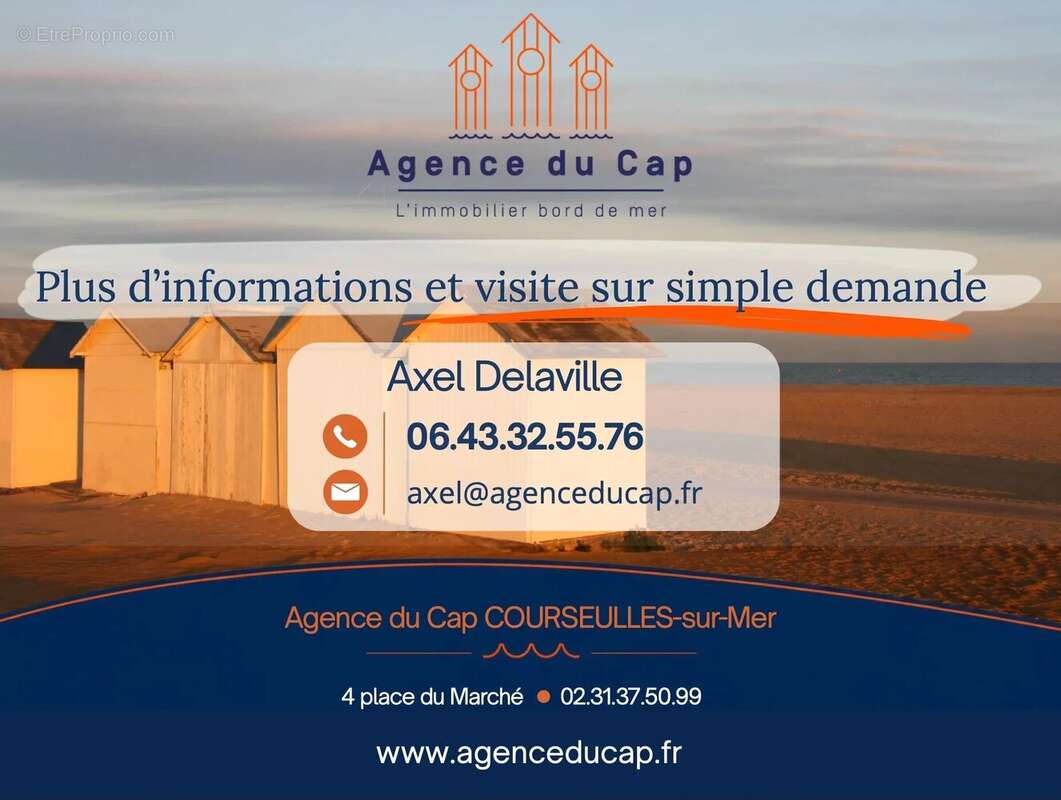 COURSEULLES SUR MER - Maison 111m² avec 5 chambres - photo 7