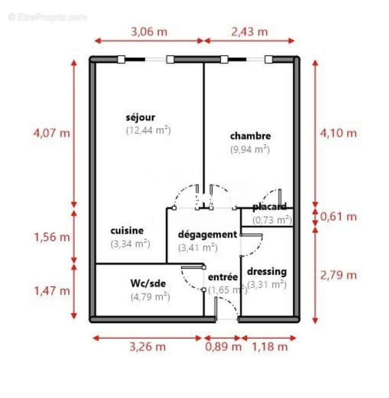 Appartement à MARSEILLE-3E