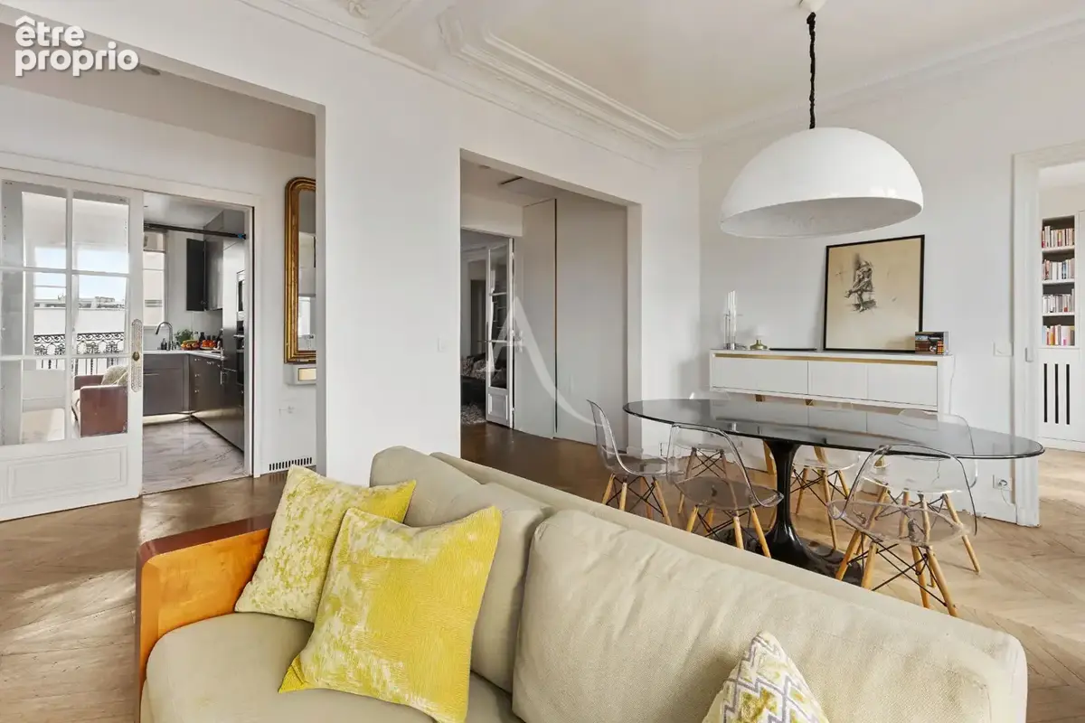 Appartement de standing  5 pièces - Secteur Marché Lebon - Dernier étage avec vue Tour Eiffel & Arc de Triomphe - photo 12