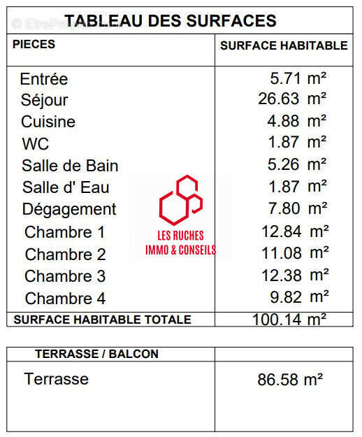 Appartement à MONTEVRAIN