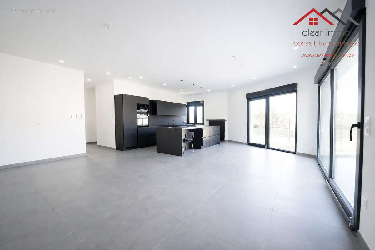 Maison contemporaine neuve   Plain-pied   Prestations modernes - photo 5