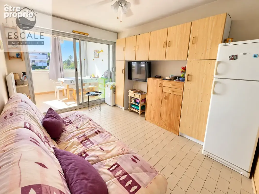 Vente type 2 cabine vue mer aux quilles a sete - photo 7