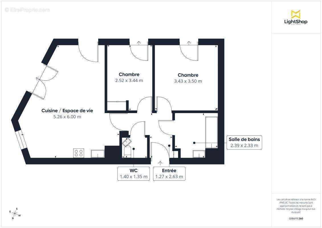 Appartement à ROMAINVILLE