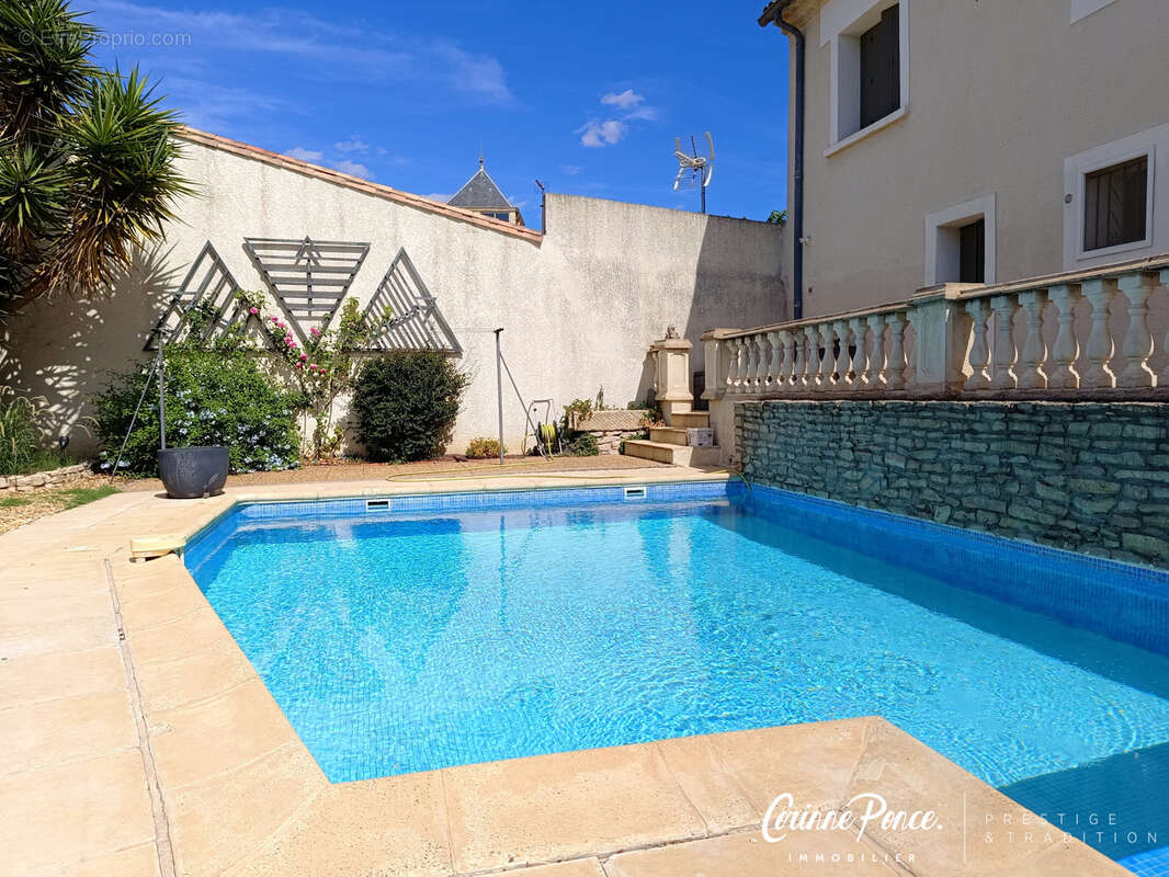 Bouillargues, Magnifique maison de charme avec piscine et dépendance proposée par Corinne Ponce immobilier - photo 3